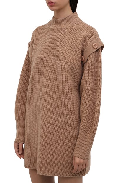 Шерстяное платье NOT SHY бежевого цвета по цене 25950 руб., арт. 3908923, фото 3 Шерстяное платье NOT SHY, арт. 3908923, фото 3