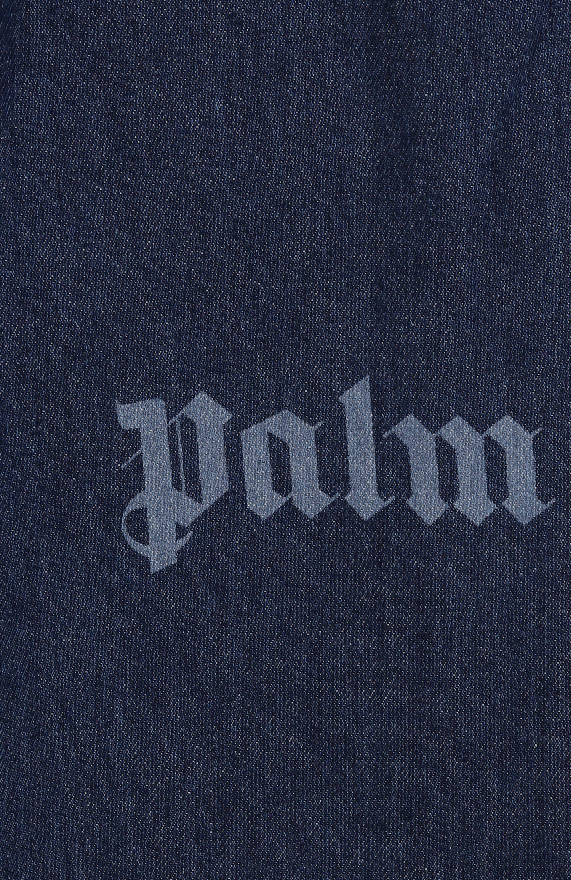 Джинсы PALM ANGELS темно-синего цвета по цене 26300 руб., арт. PBYA002F25DEN001/12+, фото 3 Джинсы PALM ANGELS, арт. PBYA002F25DEN001/12+, фото 3