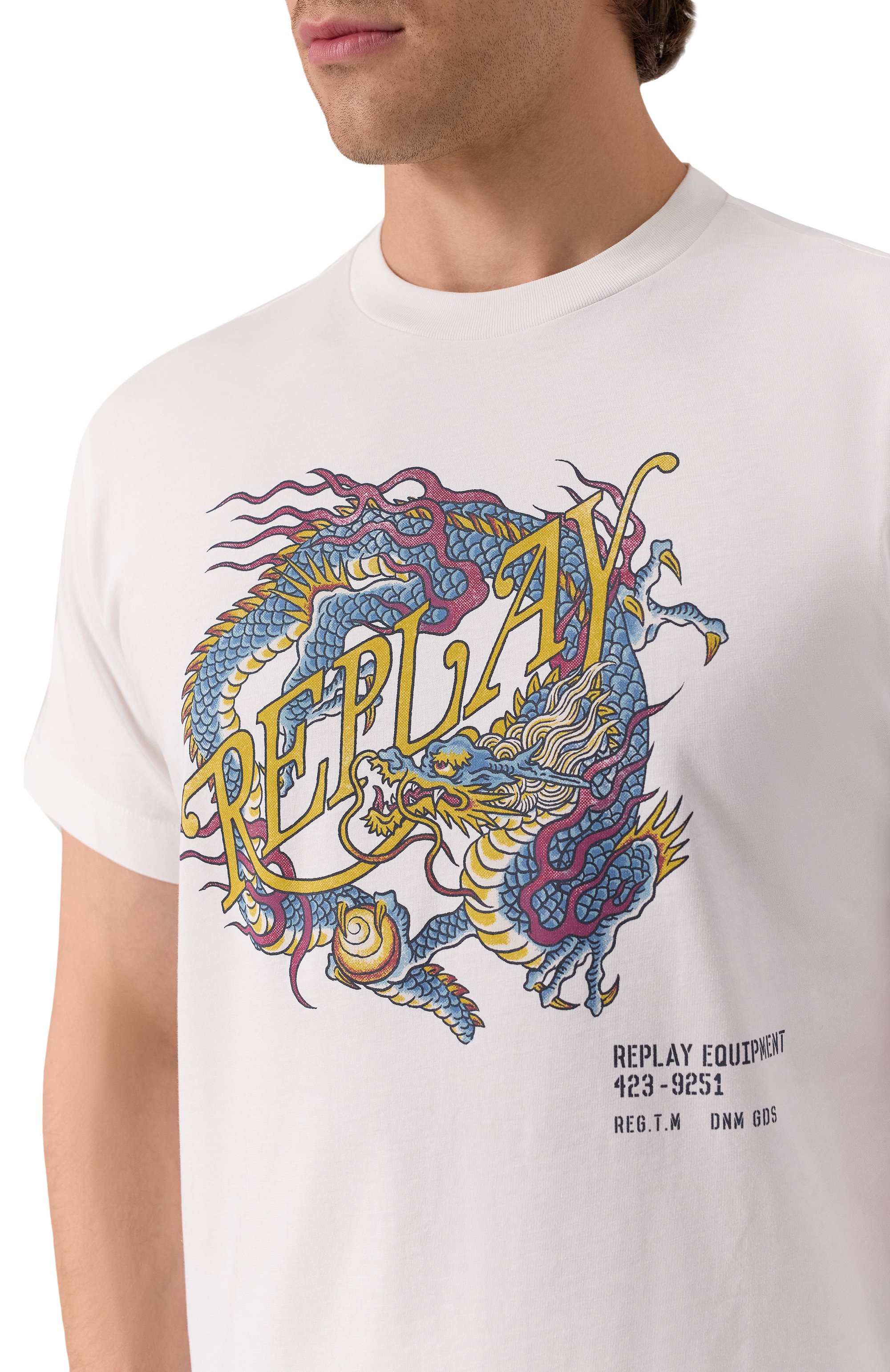 Хлопковая футболка REPLAY, арт. M3207 .000.2660, фото 5