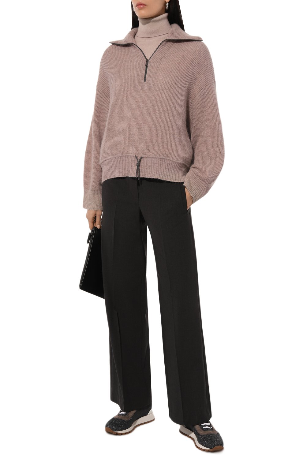 Шерстяные брюки BRUNELLO CUCINELLI, арт. M0W07P8776, фото 2