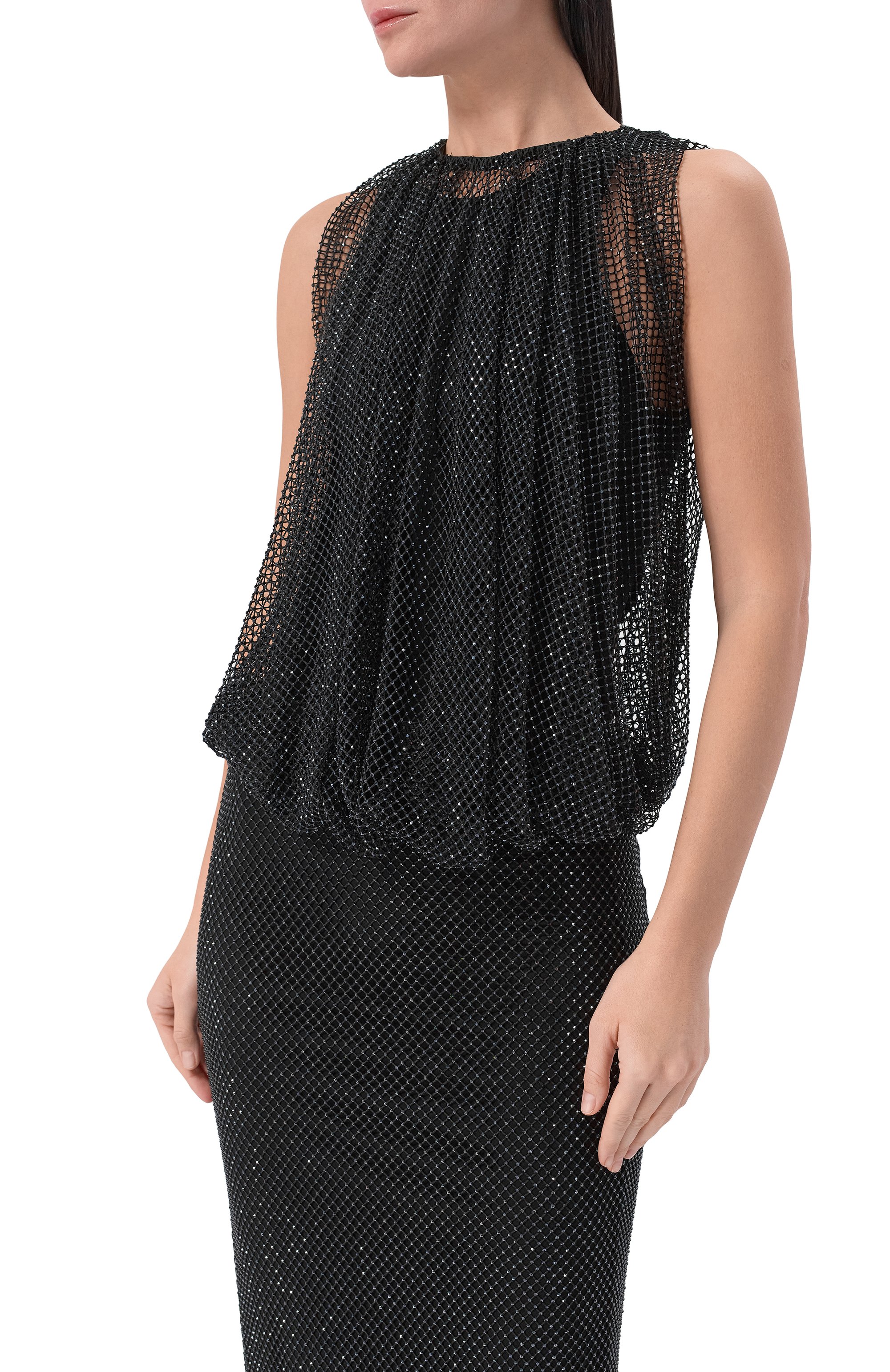 Платье с отделкой стразами SPORTMAX, арт. SPXPAPPA, фото 4