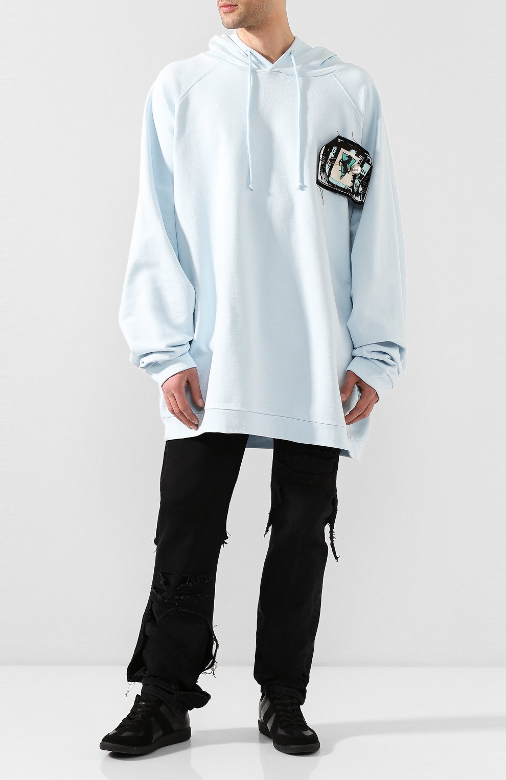 Хлопковое худи RAF SIMONS, арт. 201-175-19003, фото 2