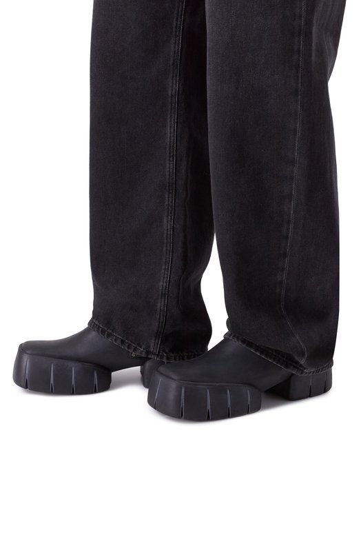 Кожаные полусапоги D-Tex-Oiled Diesel Y03786/P7389 Чёрный  Y03786/P7389 Фото 3