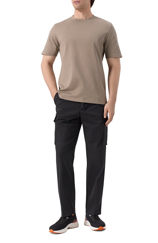 Текстильные кроссовки Bounce Santoni MBBG22082BARN0FY Чёрный  MBBG22082BARN0FY Фото 2