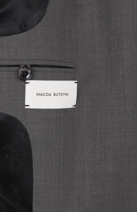 Жакет из шерсти и шелка Magda Butrym 159425 Серый  159425 Фото 6