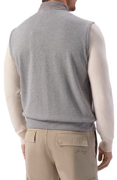 Комбинированный жилет MVST, арт. M26.CSM.L403/PERF0RATED SUEDE/FP000-C0TT0N-CASHMER, фото 4