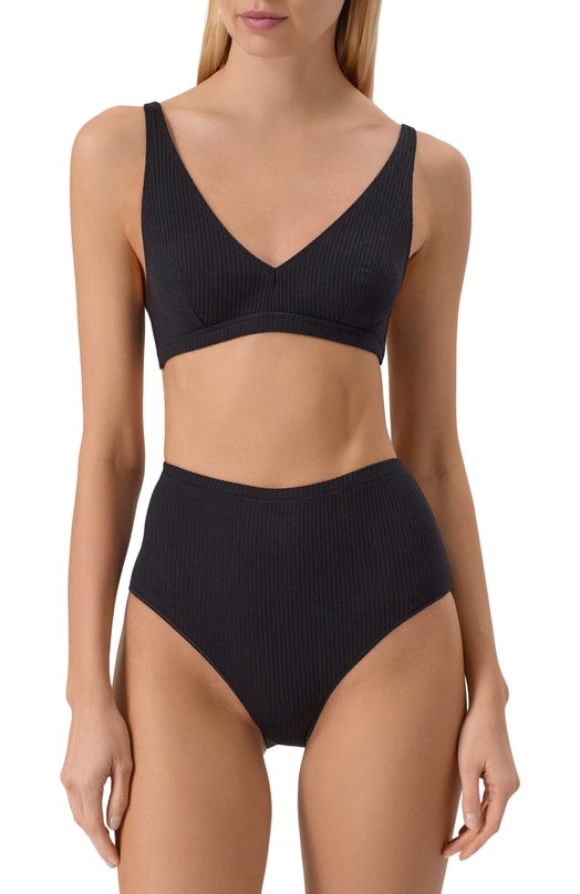 Хлопковый бюстгальтер DNUD Paris L932SG Чёрный  L932SG Фото 2