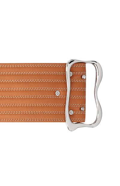 Кожаный ремень CHLOÉ коричневого цвета по цене 110000 руб., арт. CHC21UC052AB1, фото 3 Кожаный ремень CHLOÉ, арт. CHC21UC052AB1, фото 3