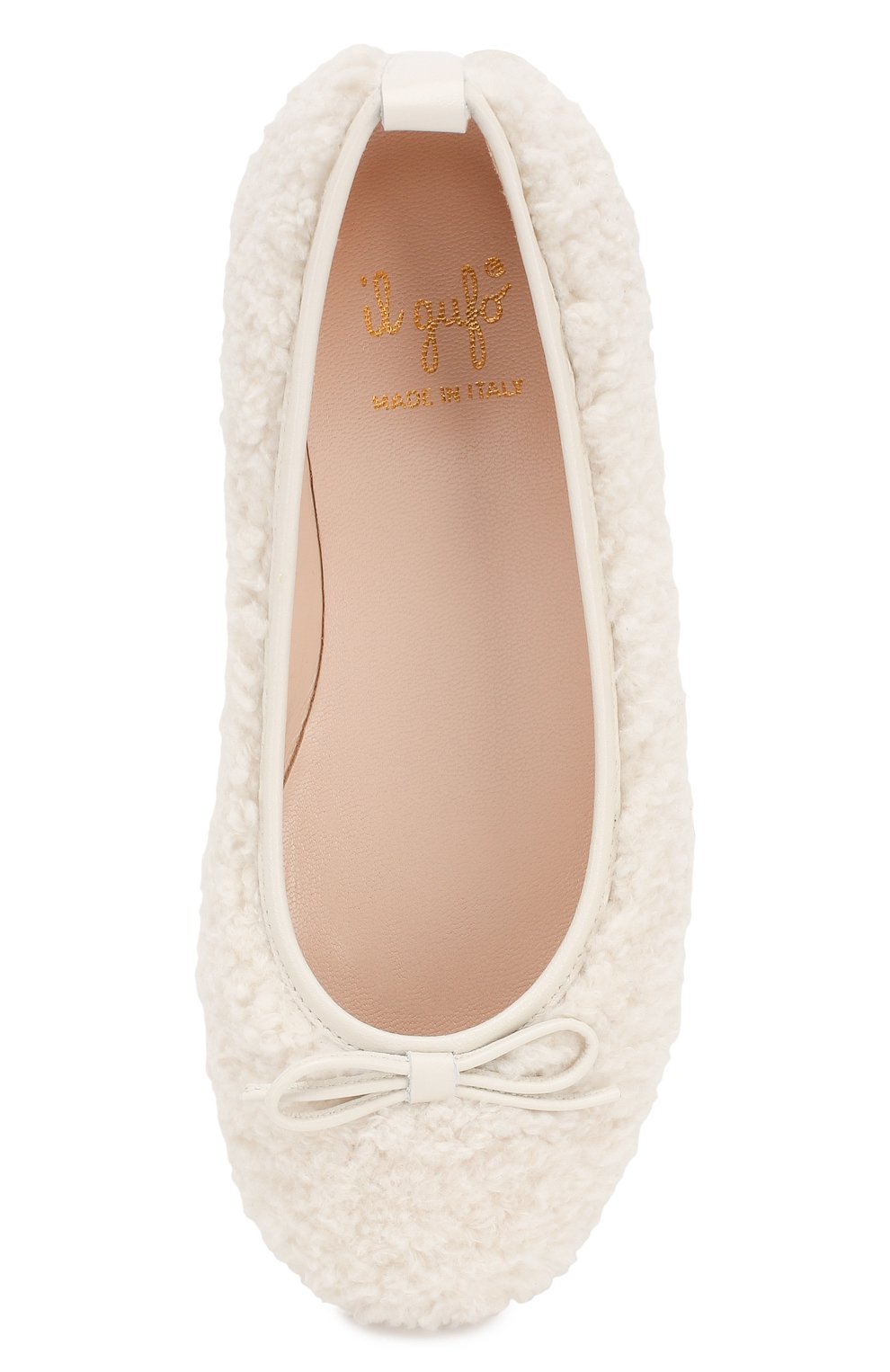 Балетки IL GUFO бежевого цвета по цене 18250 руб., арт. G397/RICC0LIN0/27-30, фото 4 Балетки IL GUFO, арт. G397/RICC0LIN0/27-30, фото 4