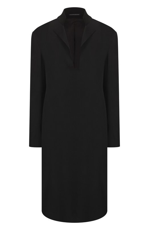 

Шерстяное платье Yohji Yamamoto, Чёрный