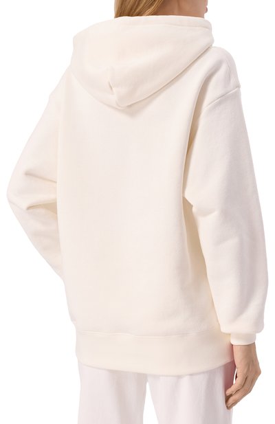 Хлопковое худи VALENTINO молочного цвета по цене 116500 руб., арт. 6B3MF24D960, фото 4 Хлопковое худи VALENTINO, арт. 6B3MF24D960, фото 4