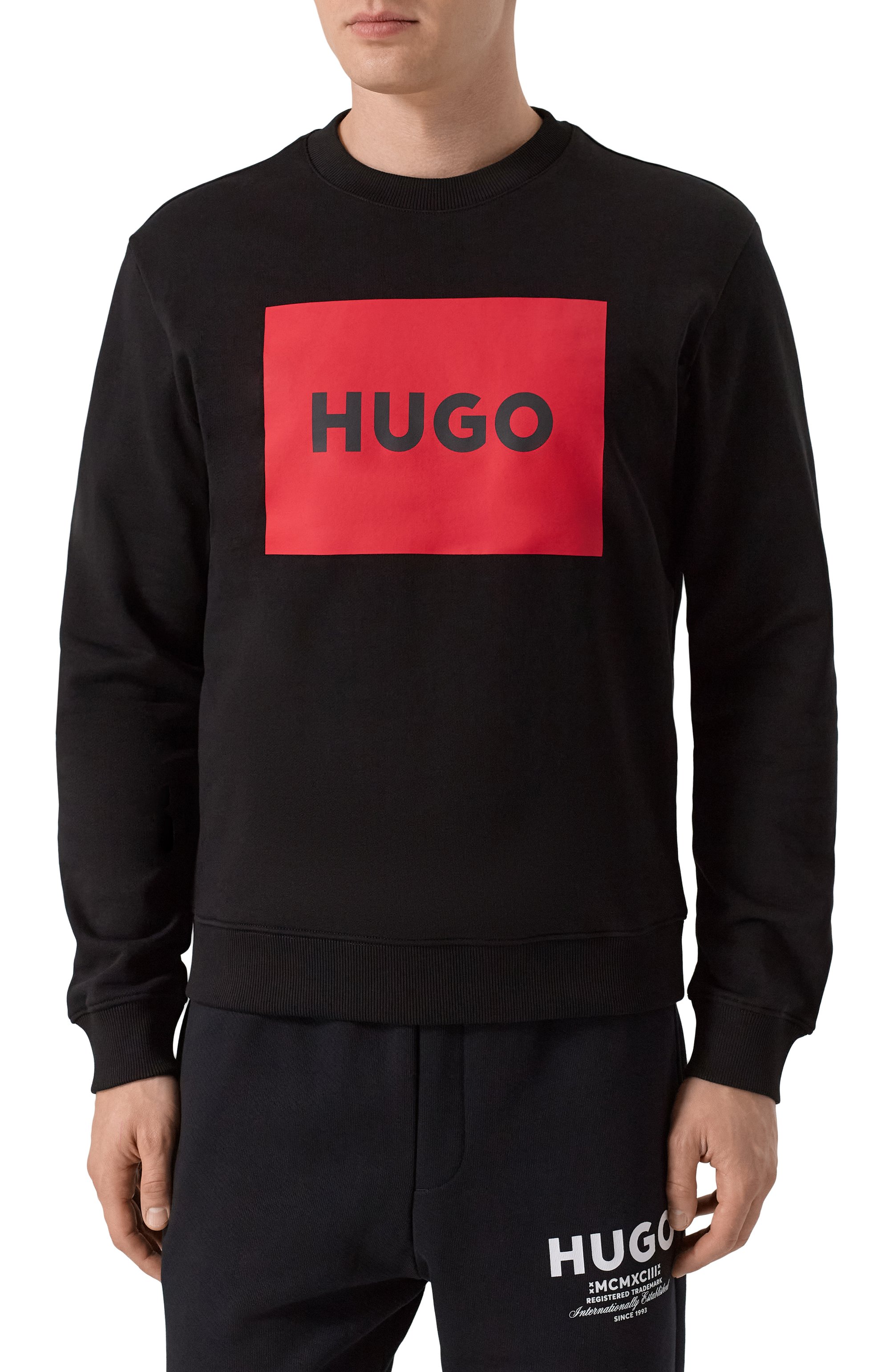 Хлопковый свитшот HUGO, арт. 50467944, фото 3