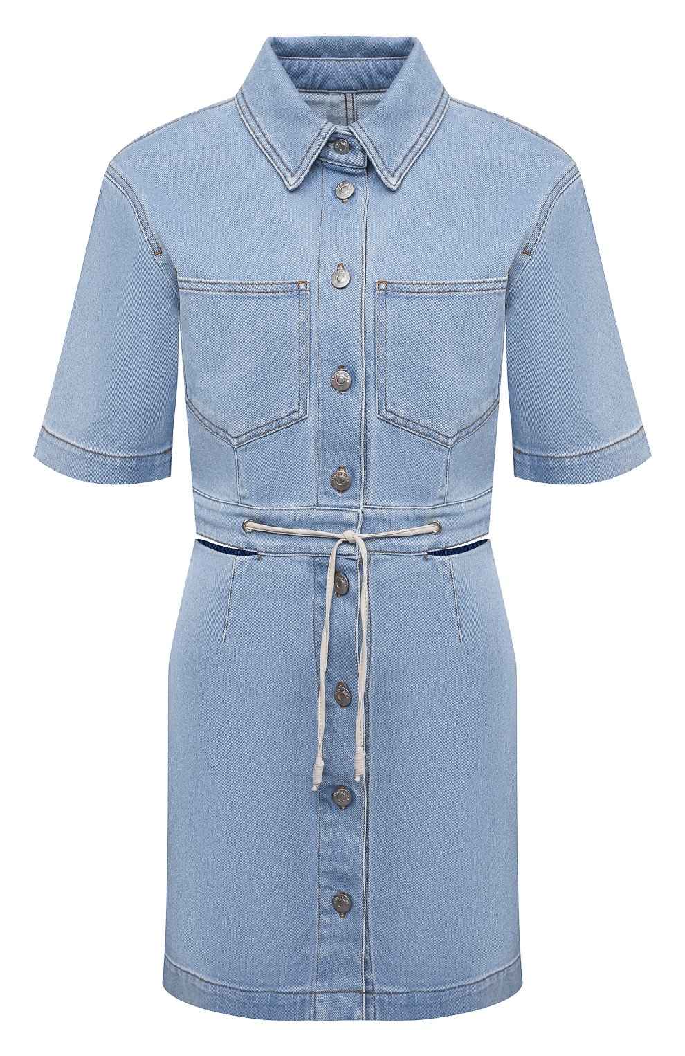 Джинсовое платье NANUSHKA, арт. TAYL0R_LIGHT BLUE_DENIM, фото 1