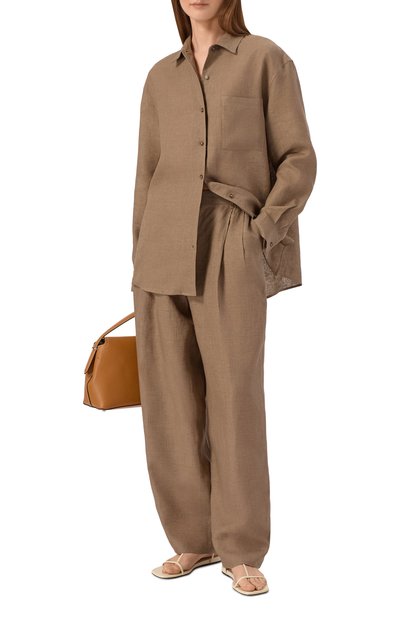 Льняные брюки 12 STOREEZ, арт. 138368, фото 2