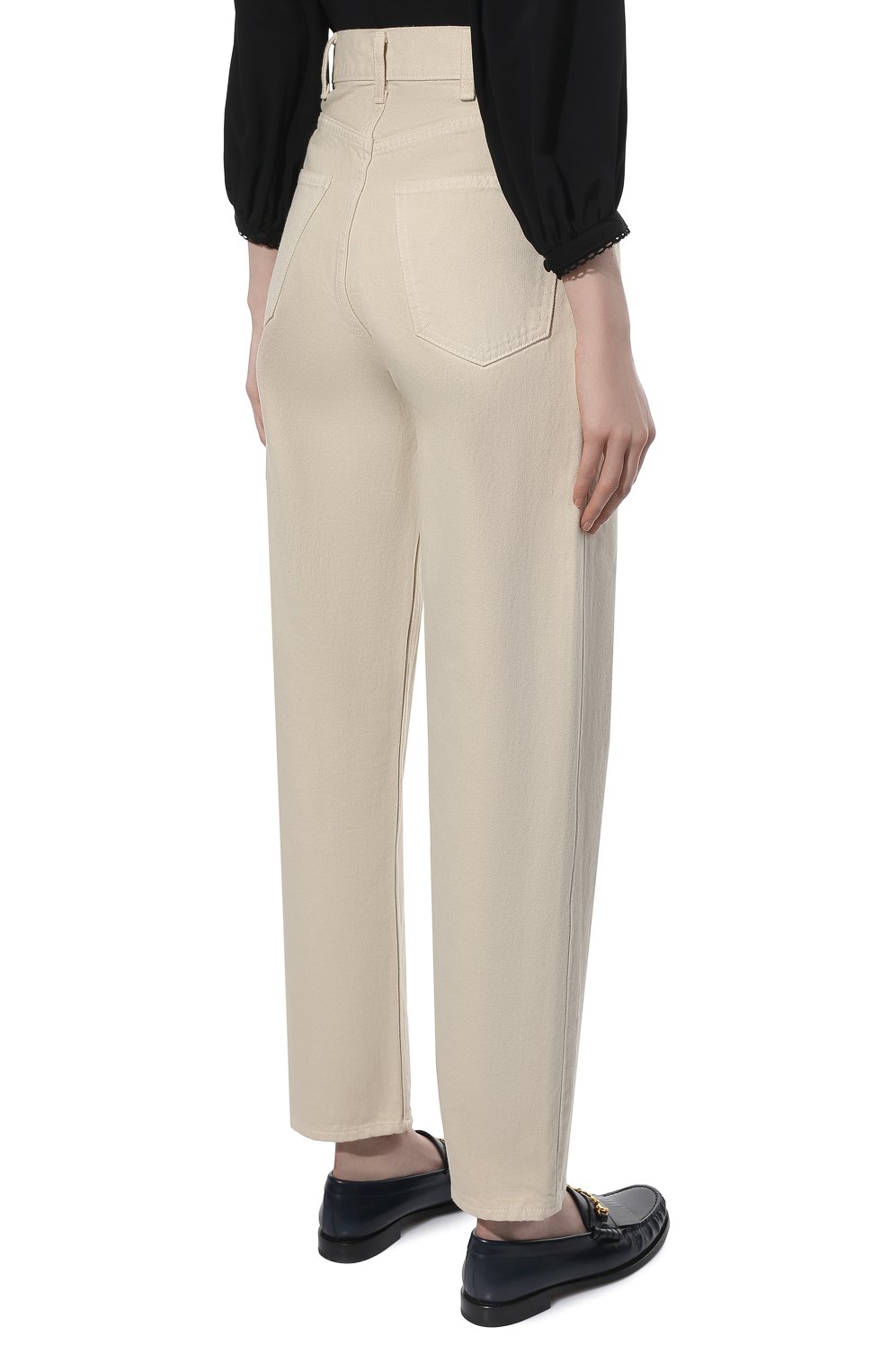 Джинсы CELINE кремового цвета по цене 64650 руб., арт. 2N500863N, фото 4 Джинсы CELINE, арт. 2N500863N, фото 4