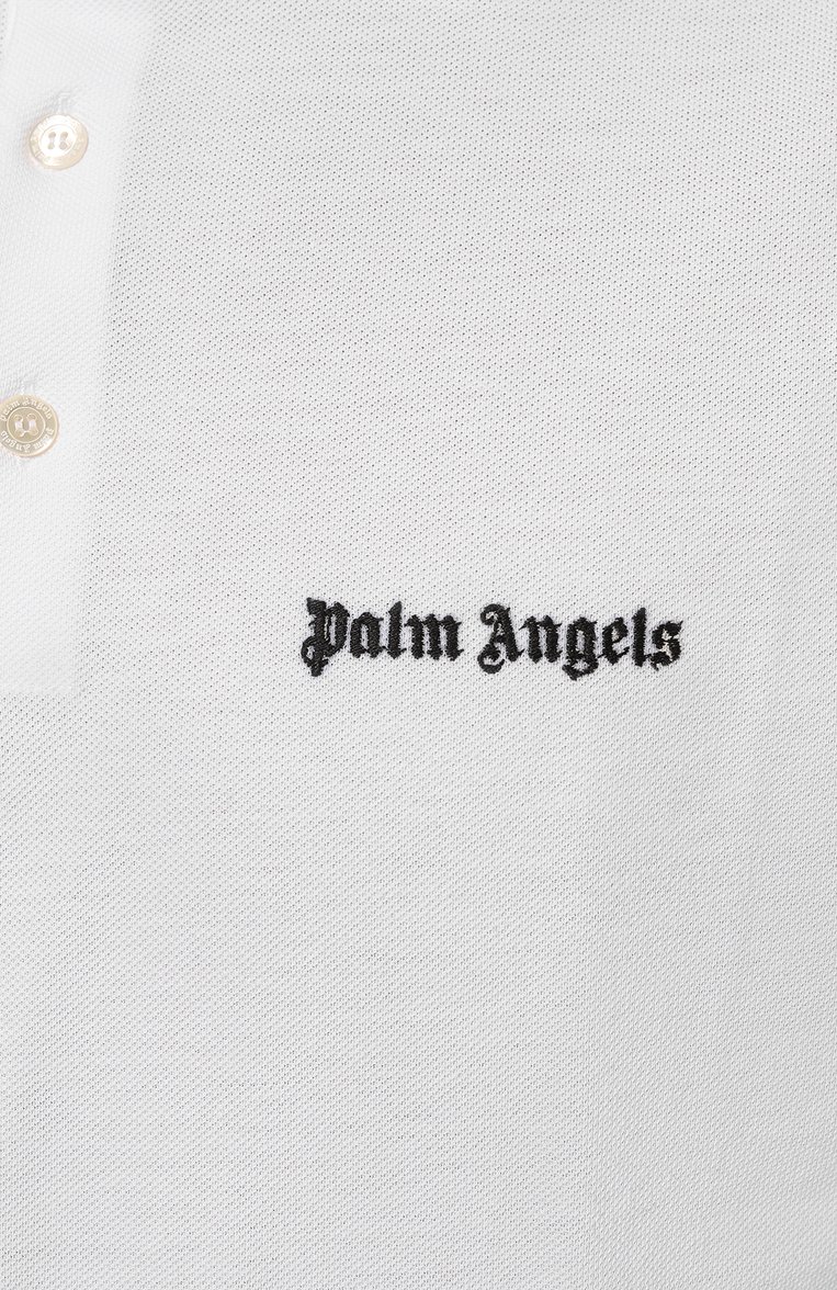 Хлопковое поло PALM ANGELS, арт. PMGB012F23FAB0010110, фото 5
