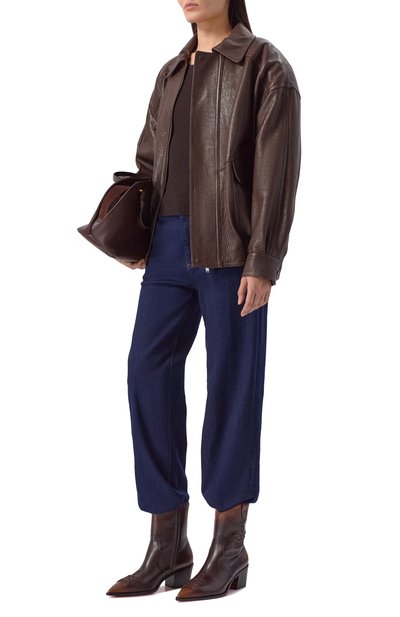 Кожаные ботильоны SANTONI, арт. WT0G71985BJ2S0WF, фото 3