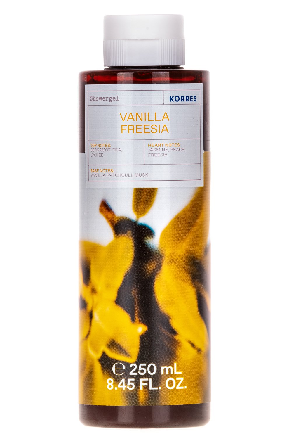 Гель для душа "ванильная фрезия" (250ml) KORRES бесцветного цвета по цене 1590 руб., арт. 5203069090714, фото 1 Гель для душа "ванильная фрезия" (250ml) KORRES, арт. 5203069090714, фото 1