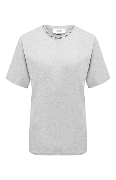 Женская хлопковая футболка VICTORIA, VICTORIA BECKHAM, арт. 2420JTS001996A