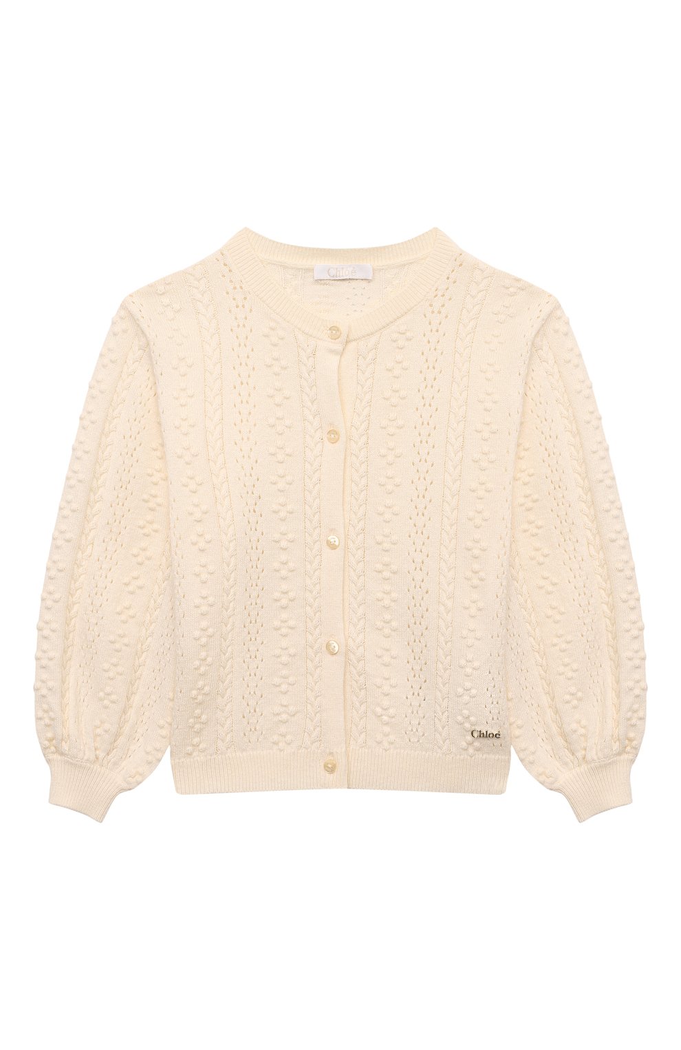 Кардиган из хлопка и шерсти CHLOÉ, арт. C20311., фото 1