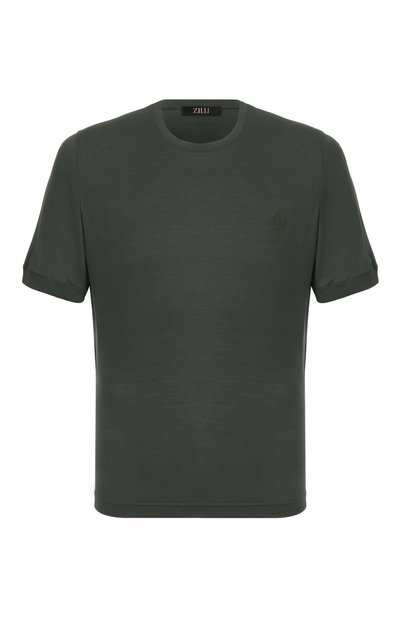Мужская хлопковая футболка ZILLI, арт. TSR02NM0100VZCR00