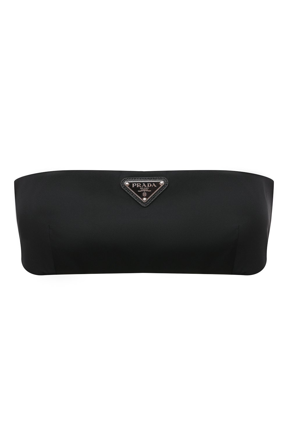 Бра-топ PRADA черного цвета по цене 72000 руб., арт. 240707-1WQ8-F0002-212, фото 1 Бра-топ PRADA, арт. 240707-1WQ8-F0002-212, фото 1