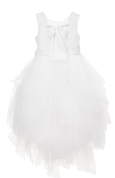 Платье с металлизированной отделкой и многослойной юбкой ALETTA, арт. AP88023-23CIN/4A-8A, фото 2