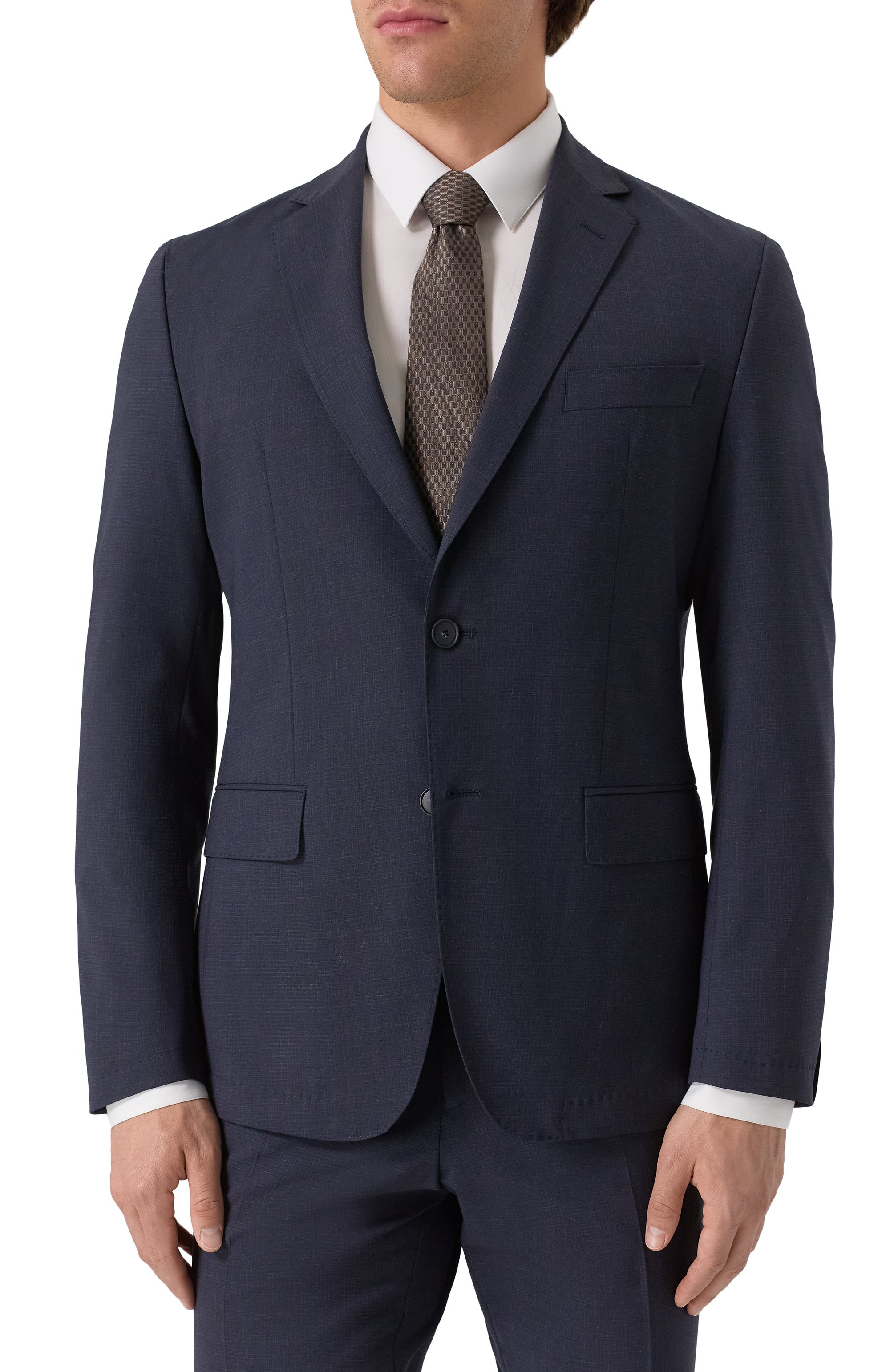 Костюм BOSS темно-синего цвета по цене 75950 руб., арт. 50546102, фото 3 Костюм BOSS, арт. 50546102, фото 3