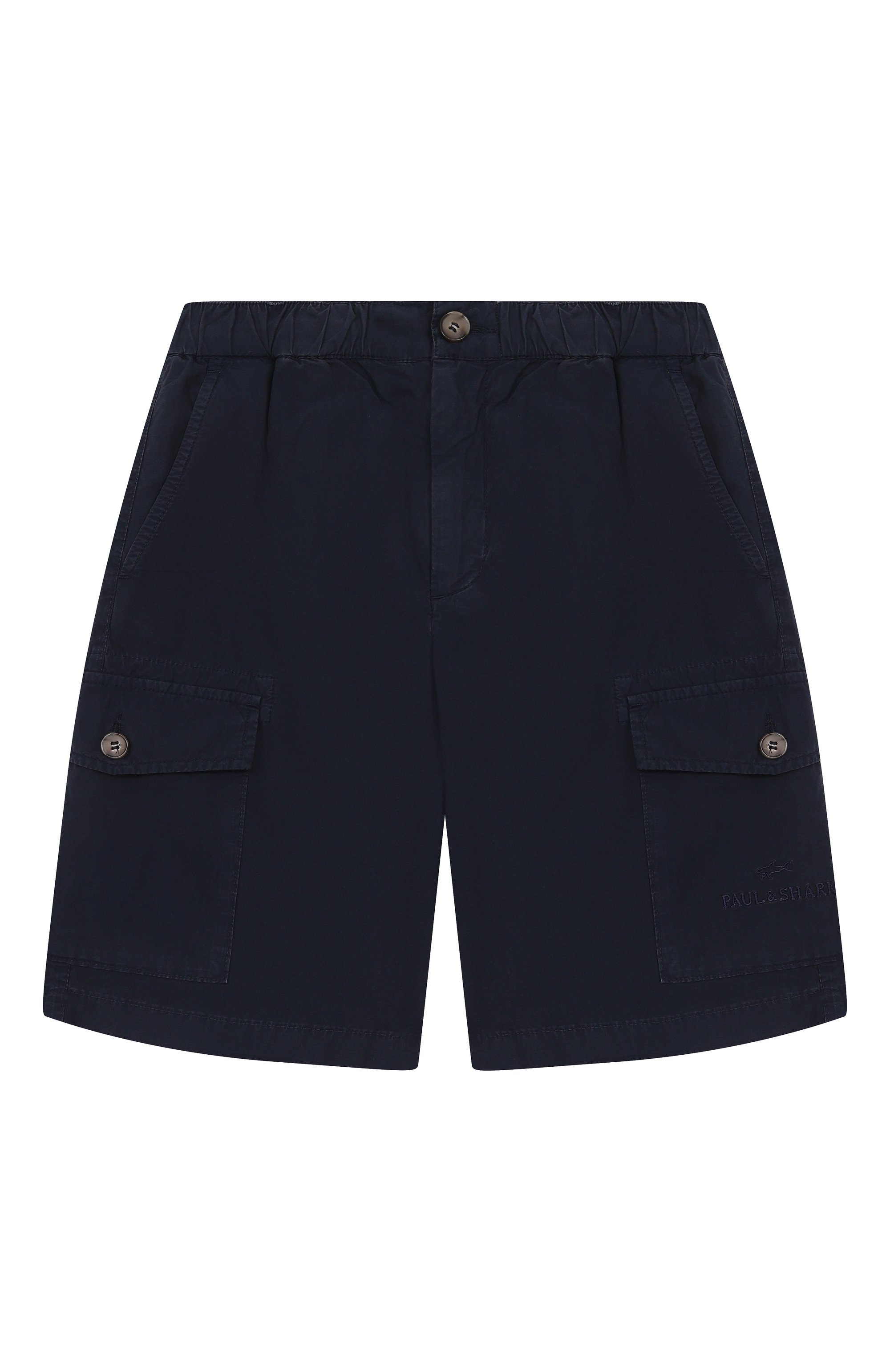 Хлопковые шорты-карго PAUL & SHARK JUNIOR, арт. WUQ002/LLC05/10A-16A, фото 1
