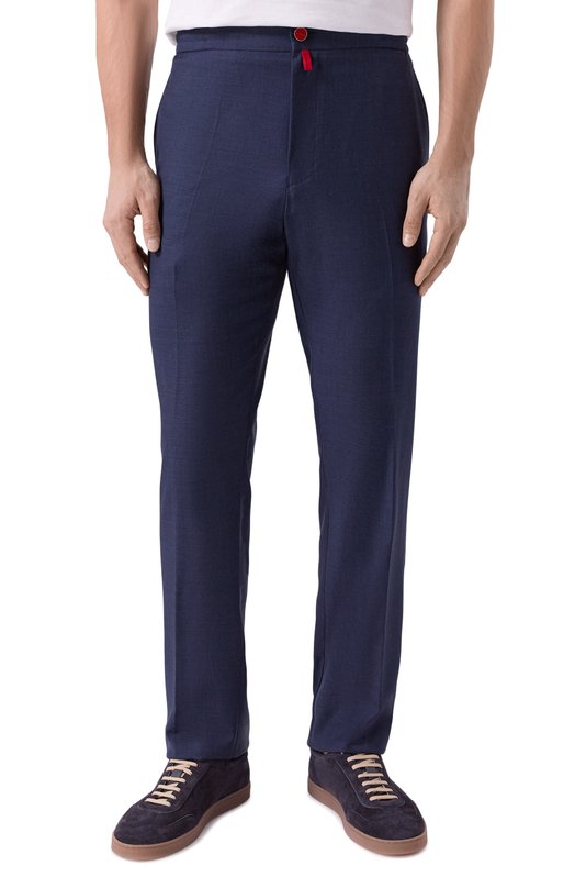 Шерстяные брюки Kiton UPLACRK0123G04 Синий  UPLACRK0123G04 Фото 3