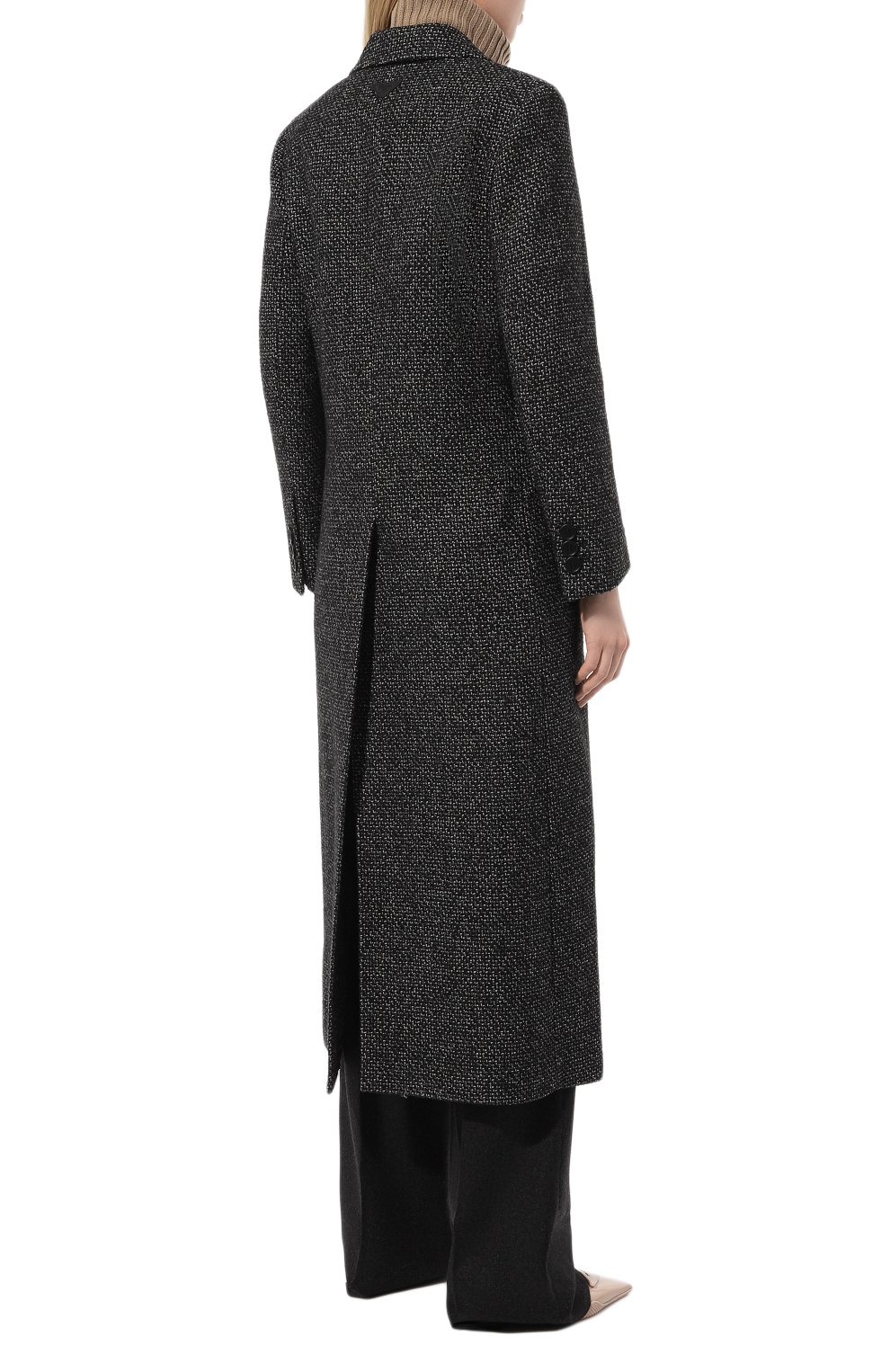 Шерстяное пальто PRADA, арт. P641LG-1VFF-F0480-212, фото 4