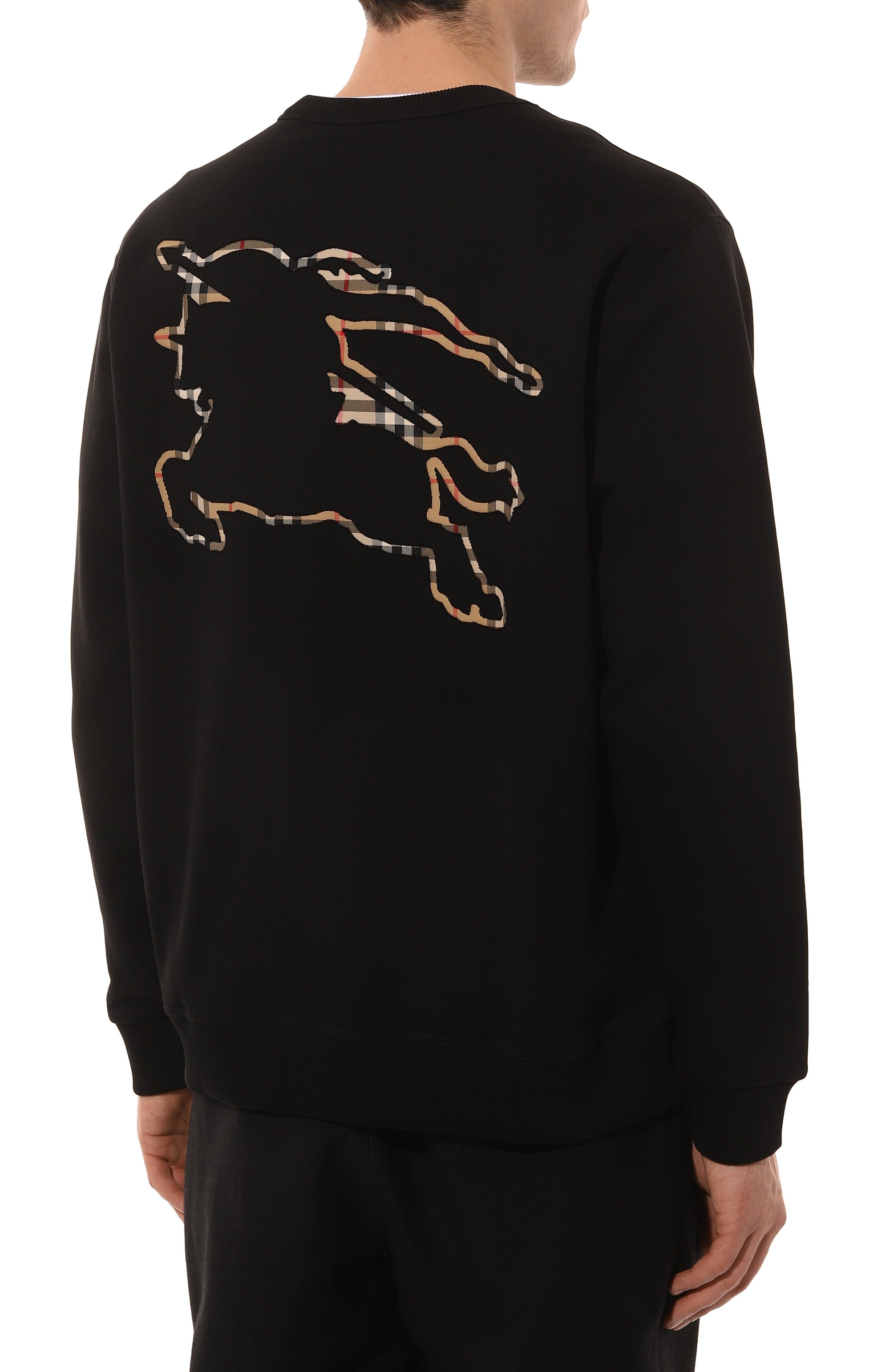 Хлопковый свитшот BURBERRY, арт. 8070680, фото 4