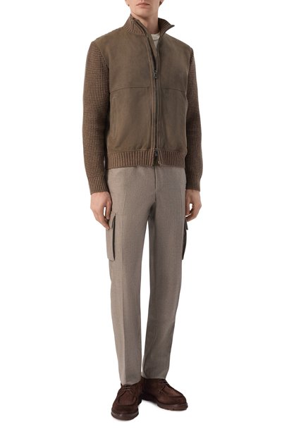 Шерстяные брюки-карго CORNELIANI, арт. 284L02/2A18111, фото 2