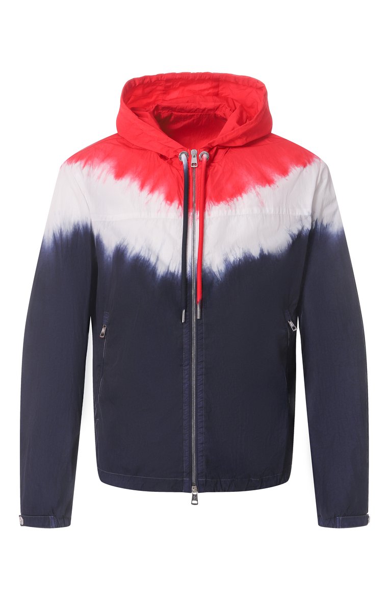 Мужская куртка saut MONCLER темно-синего цвета, арт. 1A703/53705 | Фото 1 (Рукава: Длинные; Материал подклада: Синтетический материал; Длина (верхняя одежда): Короткие; Материал внешний: Синтетический материал; Стили: Кэжуэл; Кросс-КТ: Легкие)