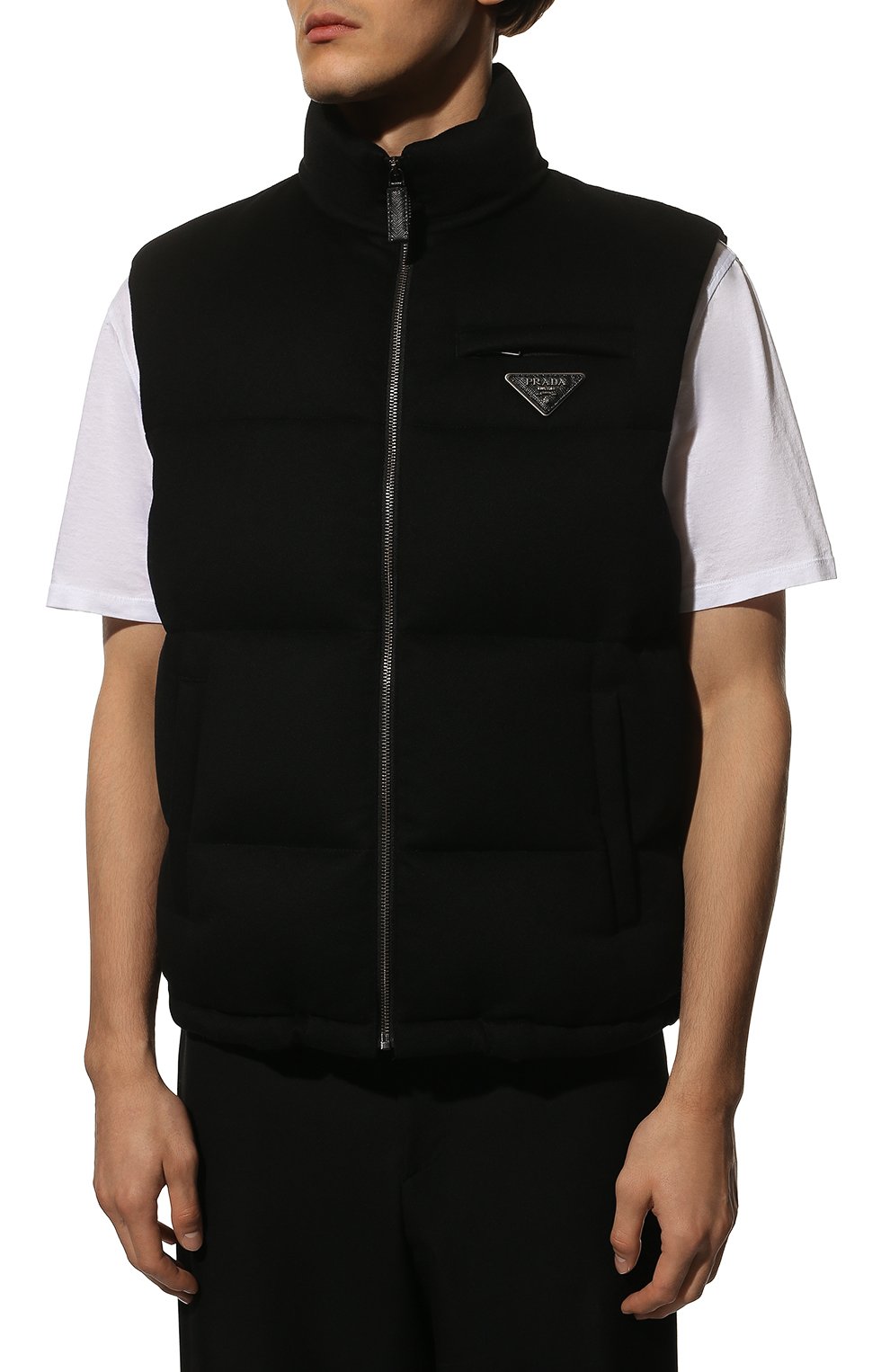 Кашемировый жилет PRADA, арт. SGB717-1YES-F0002-202, фото 3