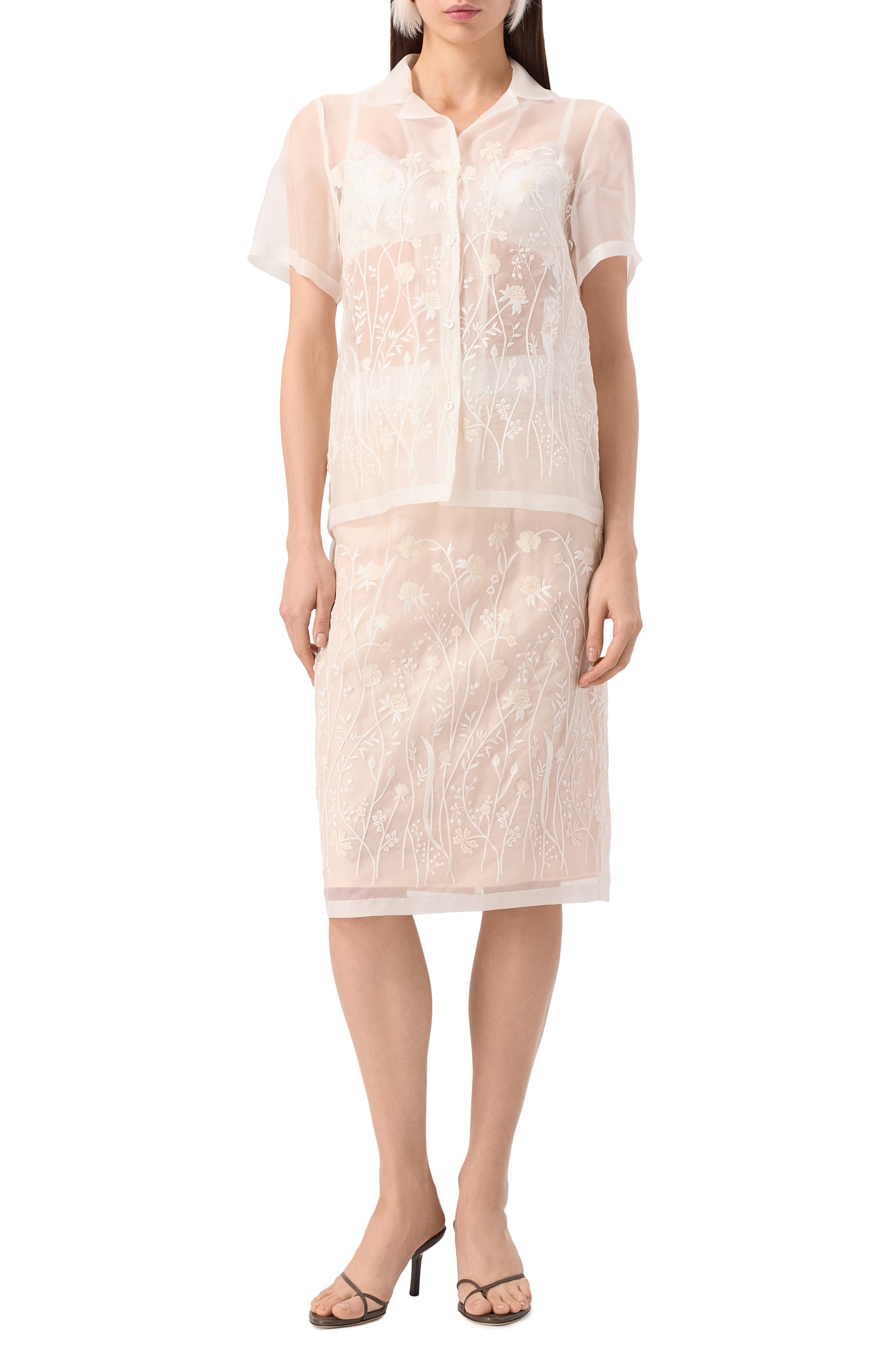 Шелковая блузка P.A.R.O.S.H., арт. D381232, фото 2