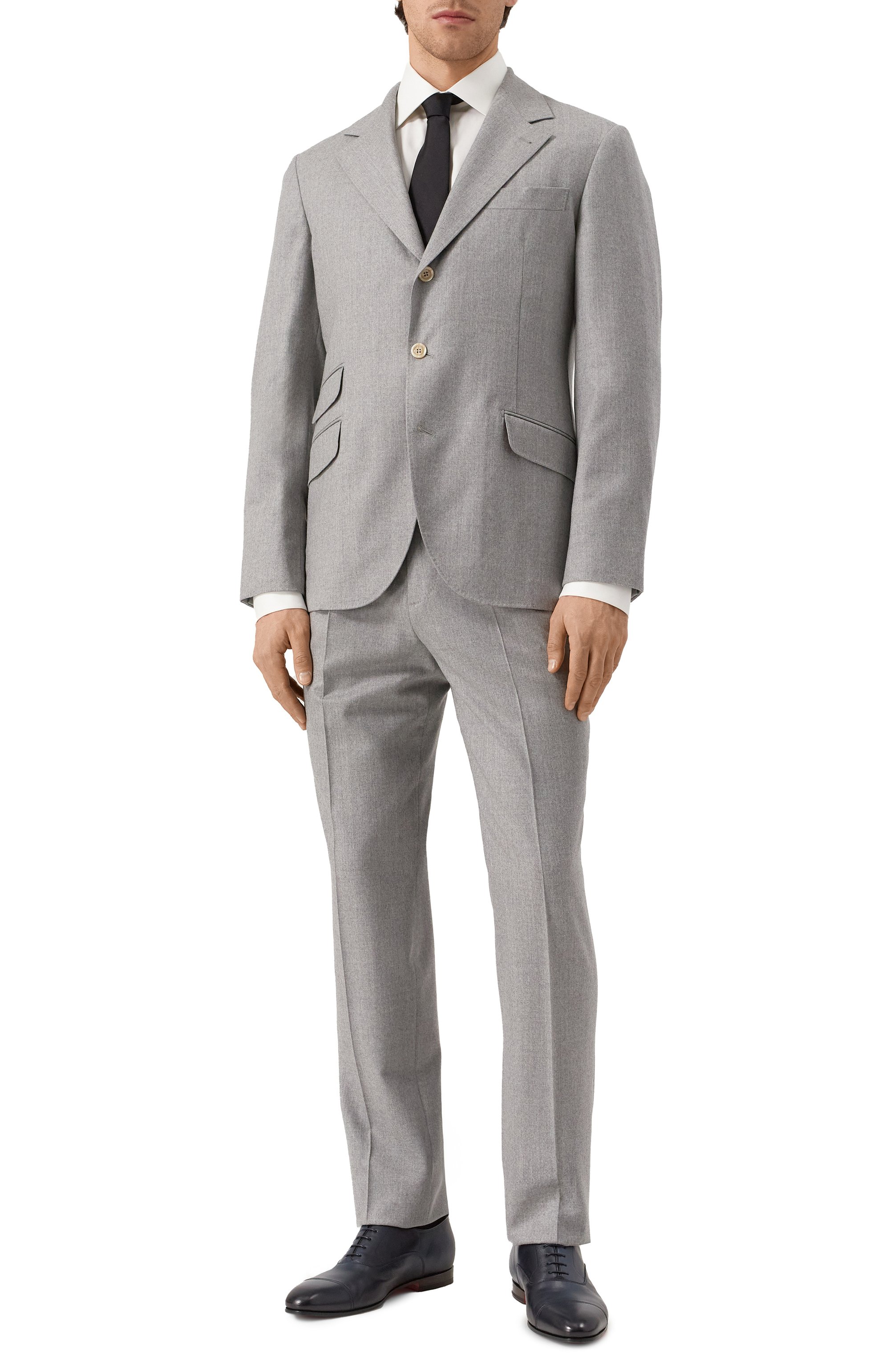 Шерстяной костюм BRUNELLO CUCINELLI, арт. ME226LDWH, фото 2