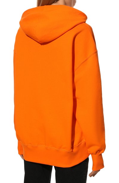 Хлопковое худи MSGM оранжевого цвета по цене 26650 руб., арт. 3341MDM515 227799, фото 4 Хлопковое худи MSGM, арт. 3341MDM515 227799, фото 4