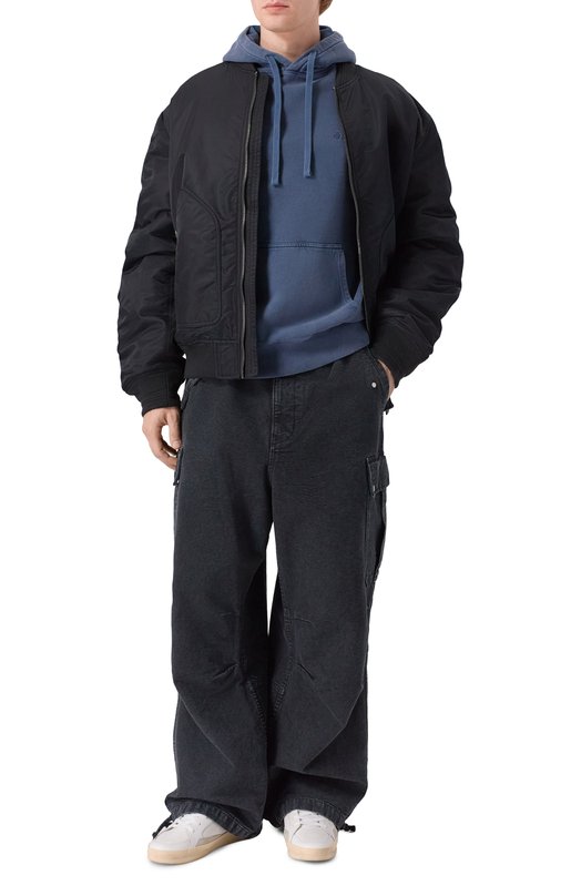 Хлопковое худи MC2 Saint Barth TRI0001-00898I/TRIBECA Синий  TRI0001-00898I/TRIBECA Фото 2