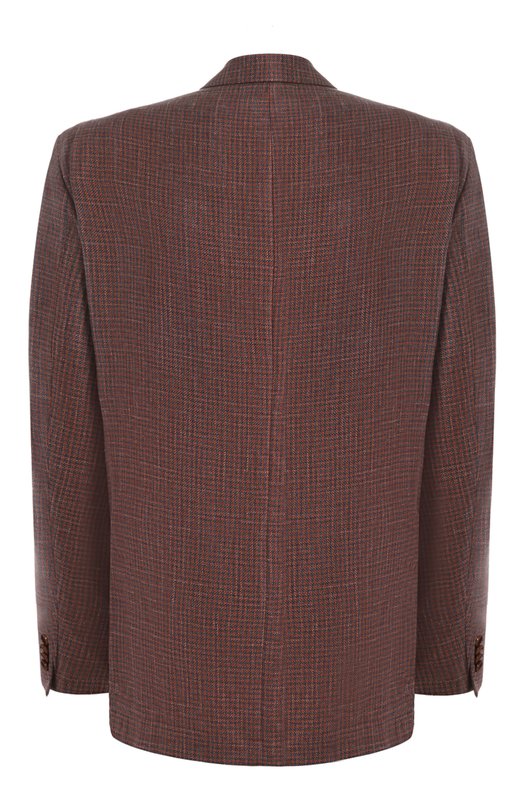 Пиджак из шерсти и шелка Eduard Dressler Бордовый, фото 2