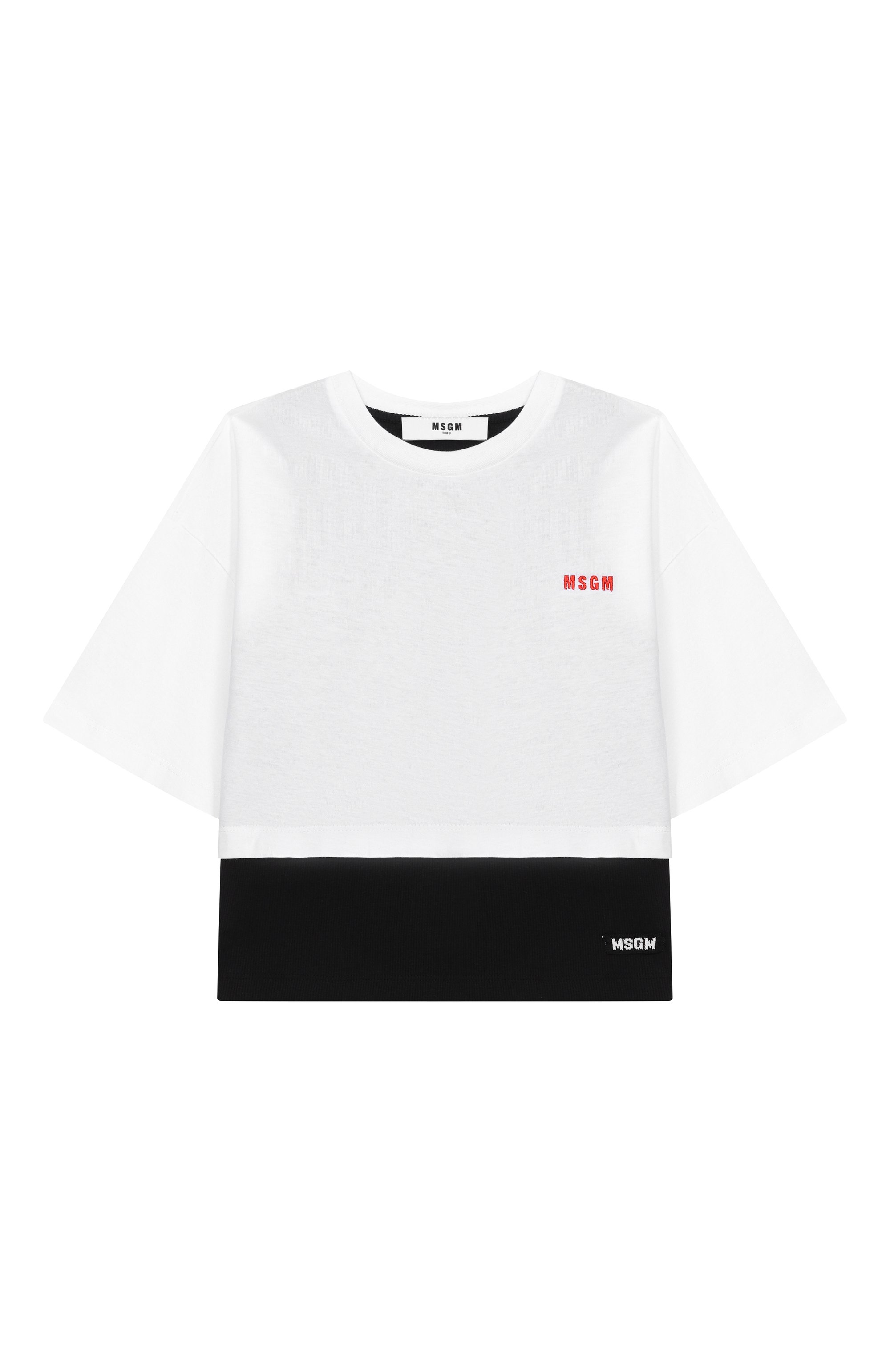 Хлопковый топ MSGM KIDS, арт. S6MSJGTH092, фото 1