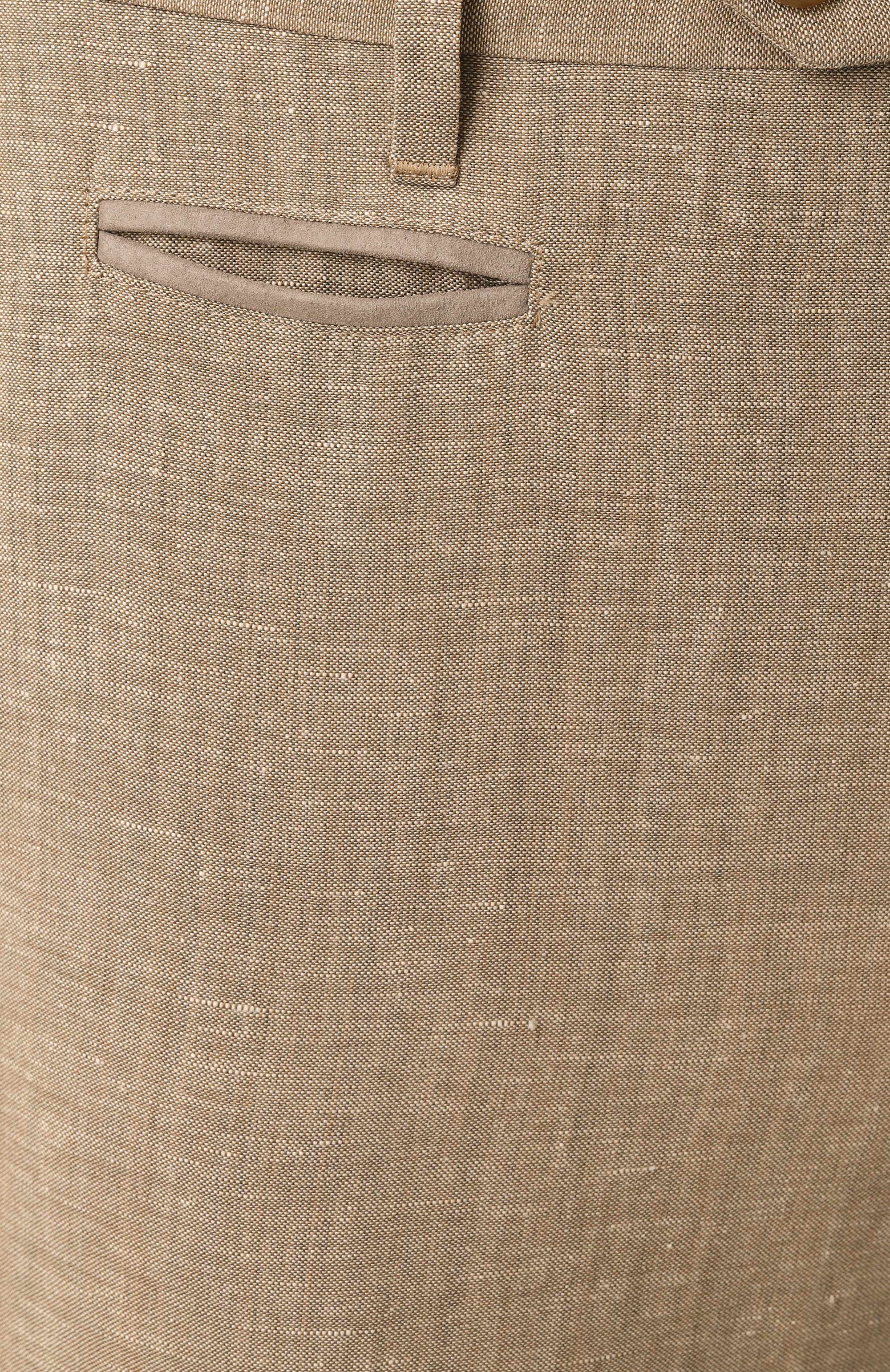 Брюки из шерсти и льна CORNELIANI, арт. 254B05-2514164, фото 6