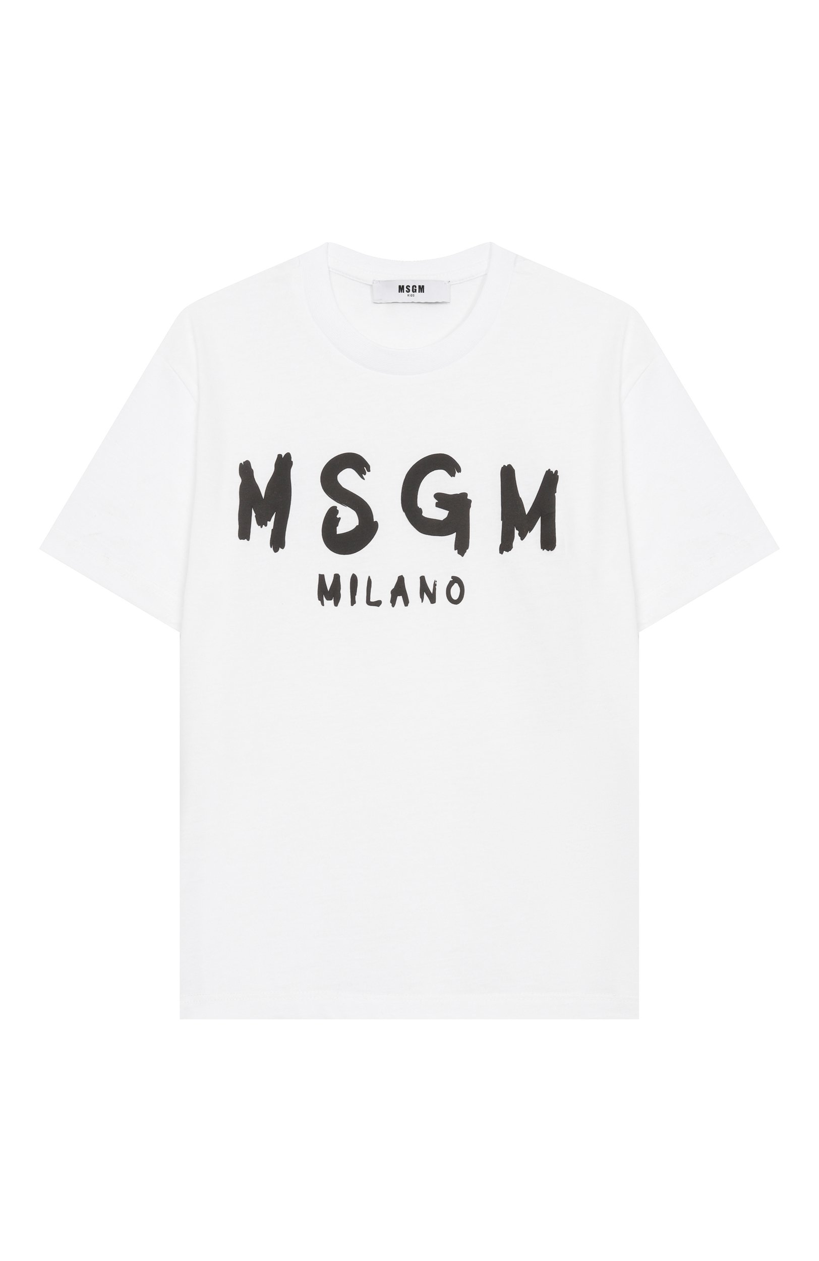 Хлопковая футболка MSGM KIDS, арт. F6MSJUTH010, фото 1