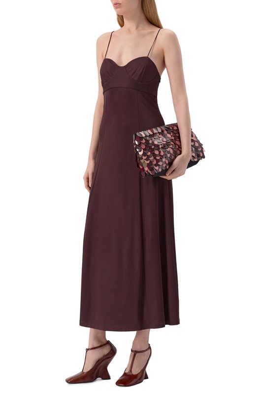 Клатч Dries Van Noten 011521/855 Бордовый  011521/855 Фото 7