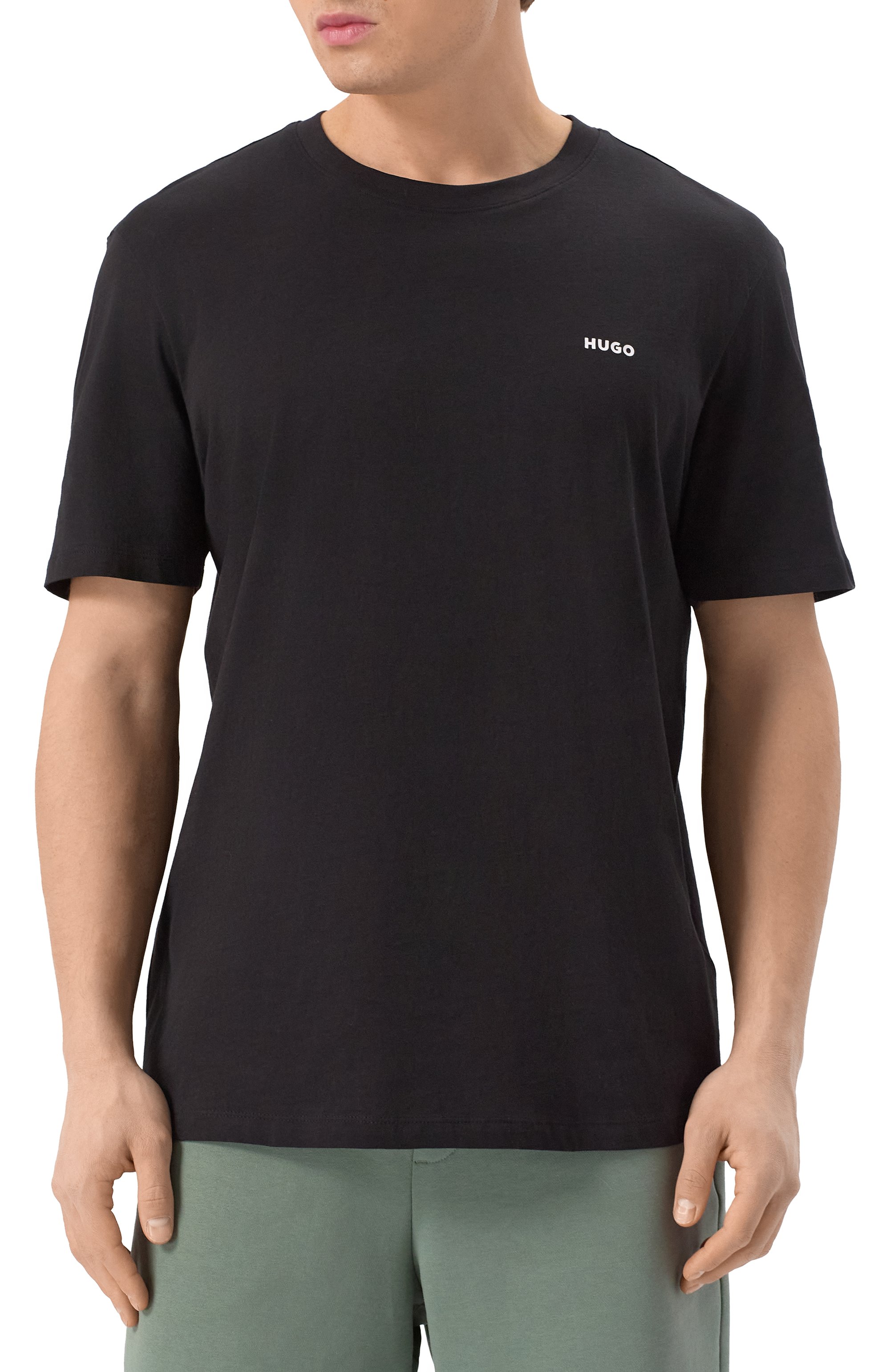 Хлопковая футболка HUGO, арт. 50466158, фото 3