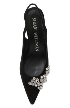 Замшевые туфли stuart crystal fleur 85 STUART WEITZMAN, арт. SF078, фото 4