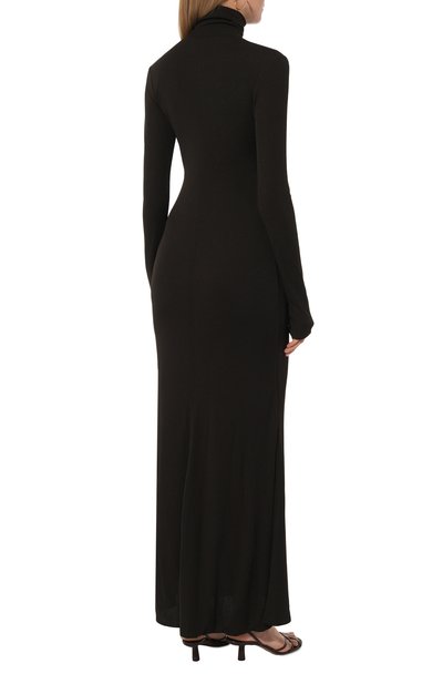 Платье NANUSHKA темно-серого цвета по цене 61550 руб., арт. NW24PFBS15397, фото 4 Платье NANUSHKA, арт. NW24PFBS15397, фото 4