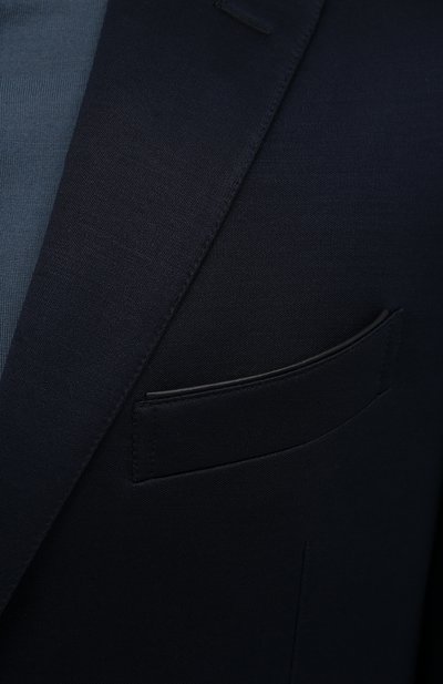 Шерстяной пиджак ZILLI темно-синего цвета по цене 427500 руб., арт. MNV-JC2F-2-E6041/0001, фото 5 Шерстяной пиджак ZILLI, арт. MNV-JC2F-2-E6041/0001, фото 5