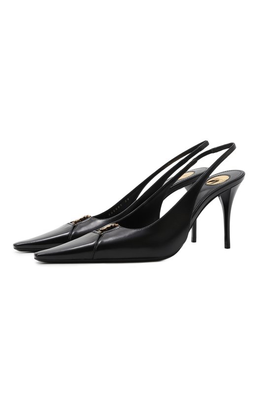 Кожаные туфли Babylone Breteuil 90 Saint Laurent 806685/AAESX Чёрный 806685/AAESX
