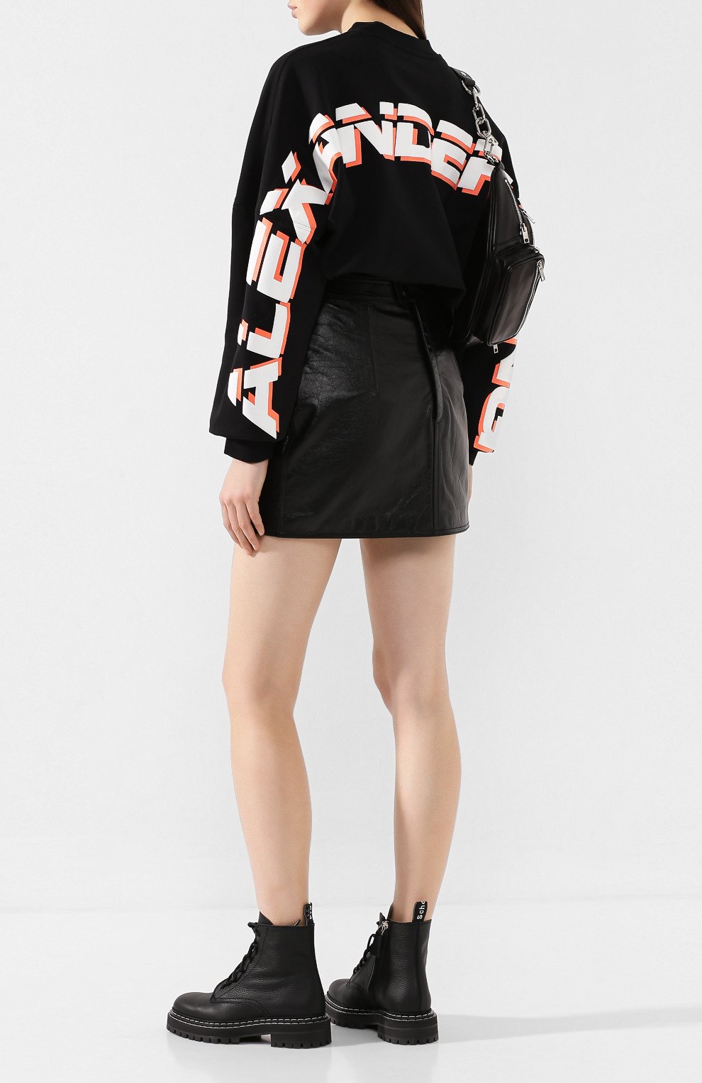 Хлопковый пуловер ALEXANDERWANG.T черного цвета по цене 48600 руб., арт. 4CC2191024, фото 2 Хлопковый пуловер ALEXANDERWANG.T, арт. 4CC2191024, фото 2